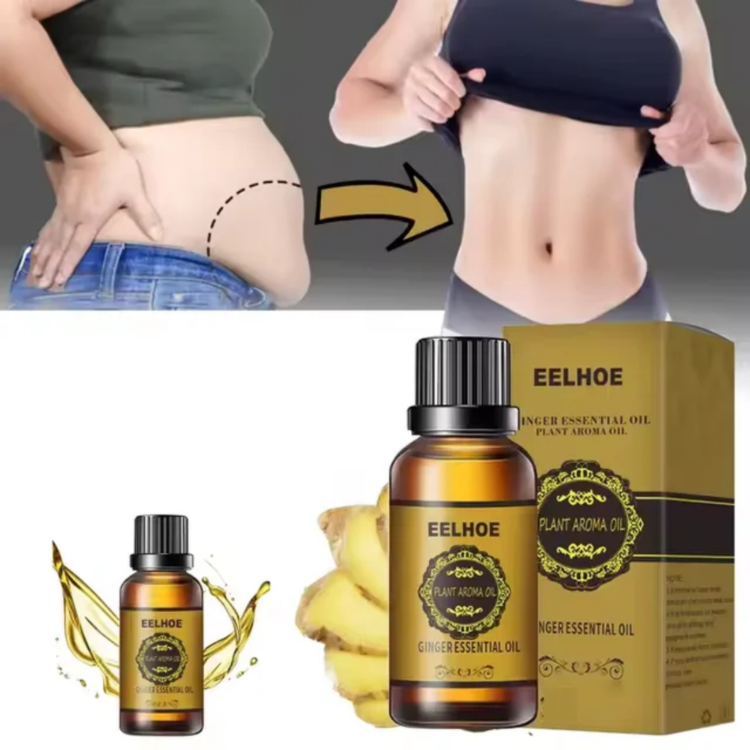 🔥 Brûlez les Graisses Naturellement avec l'Huile Essentielle de Gingembre EELHOE