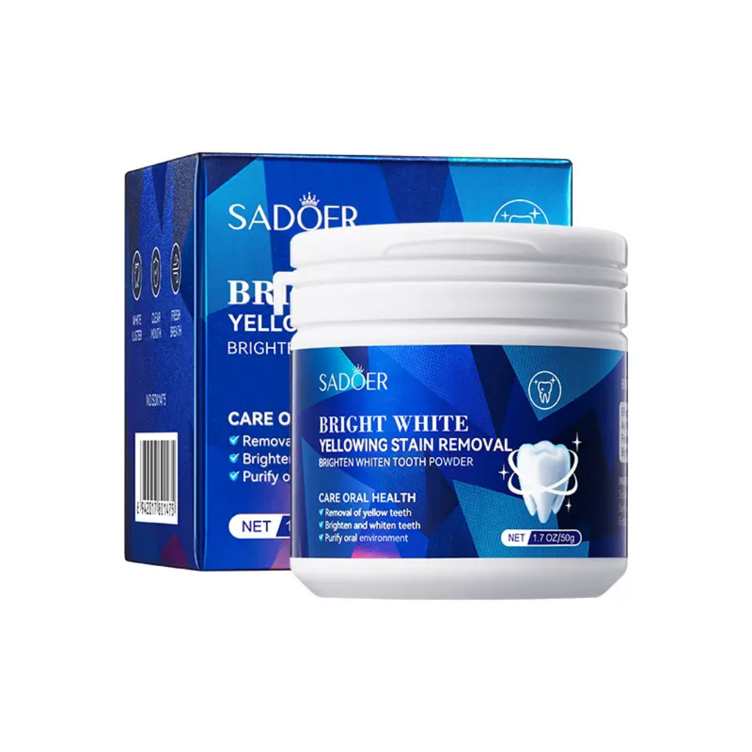 Retrouvez un sourire éclatant naturellement avec SADOER Bright White
